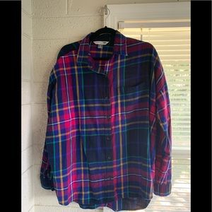Old Navy Boyfriend Plaid Shirt.